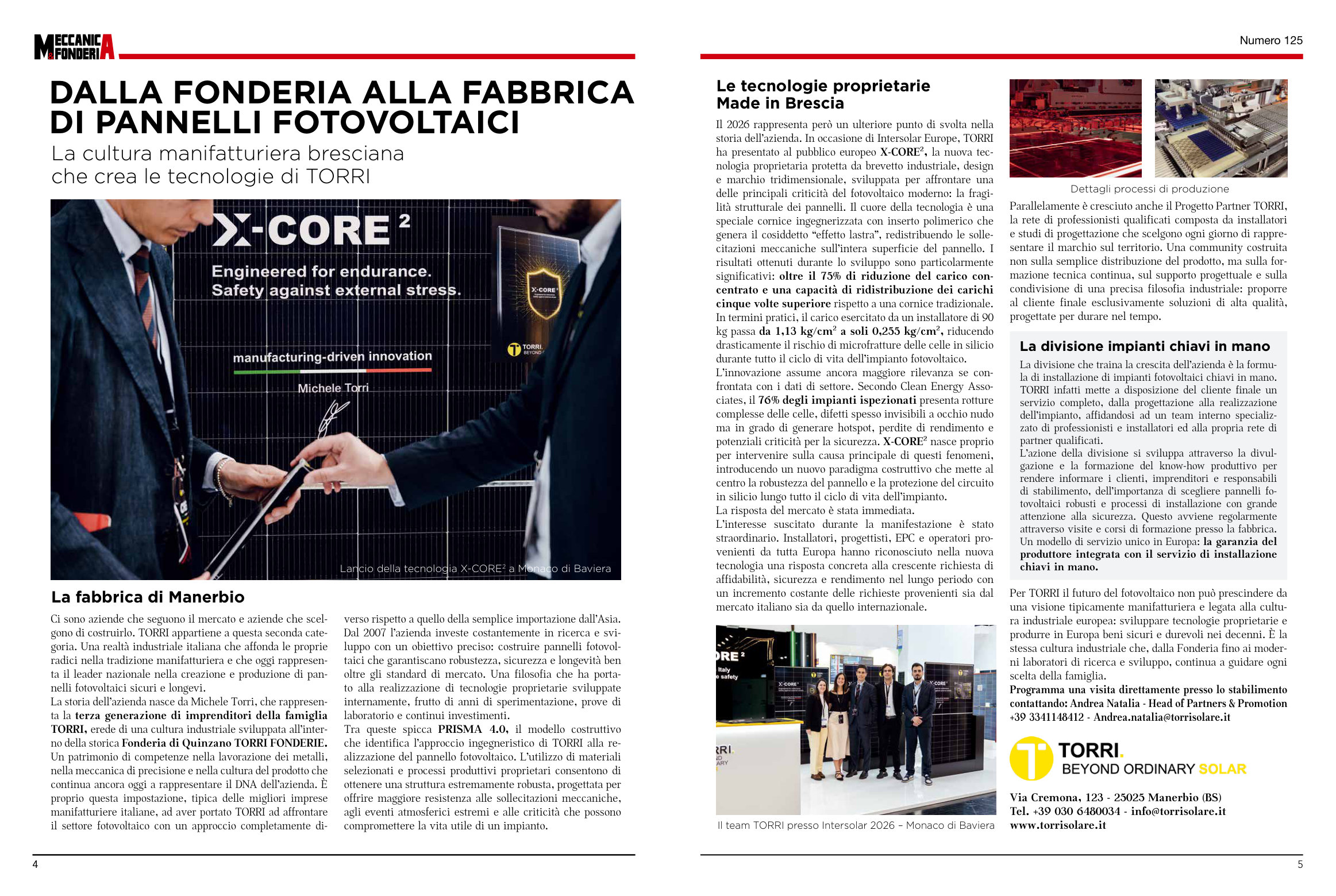 Article in Meccanica & Fonderia — pagina 1